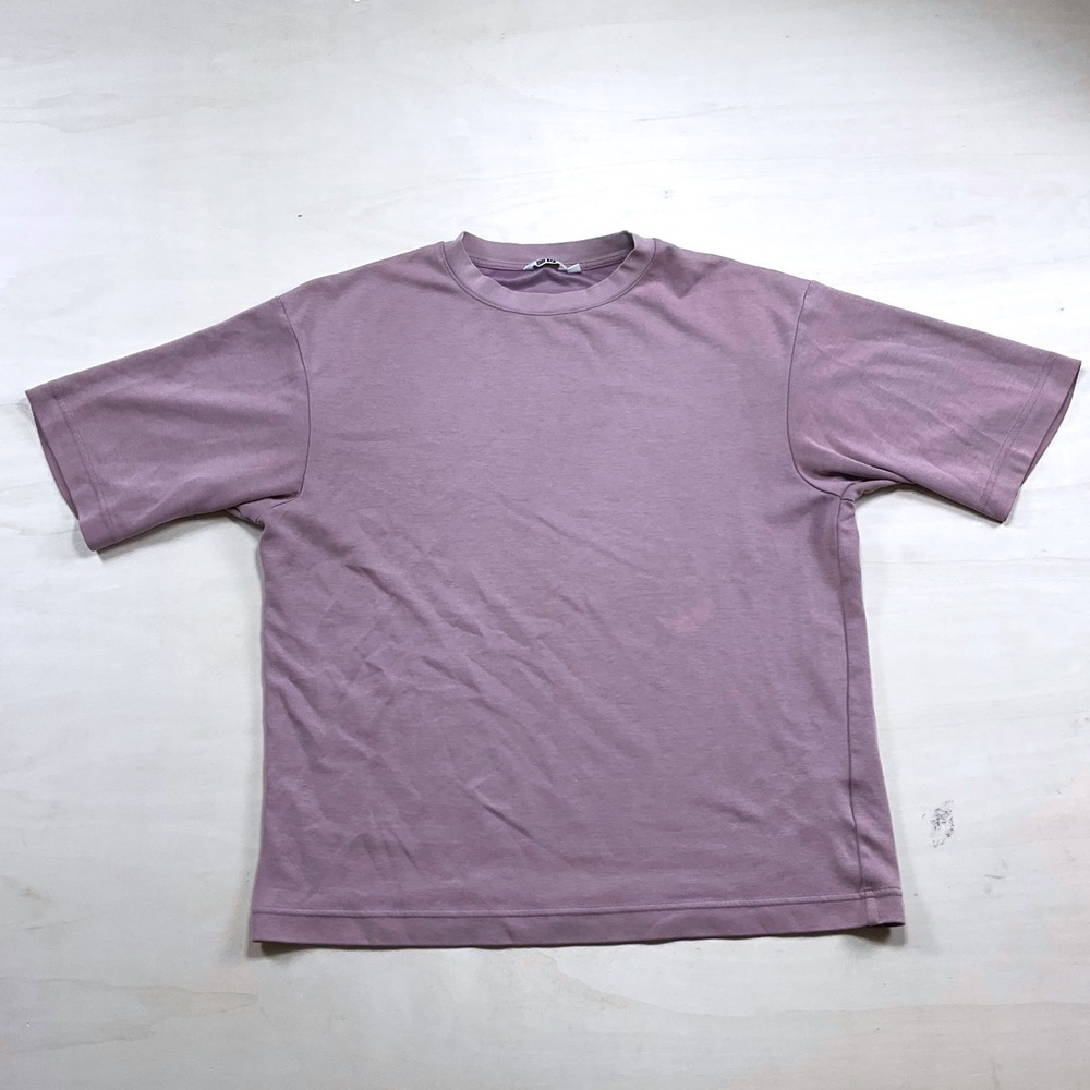 Uniqlo U AIRism Cotton Oversized T-Shirt Mauve Purple Small 425974 Lemaire